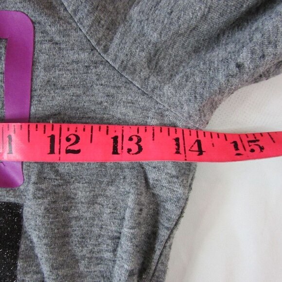 Justice Girl's Size 8 Graphic Workout Top "Move To The Beat" - Picture 3 of 4